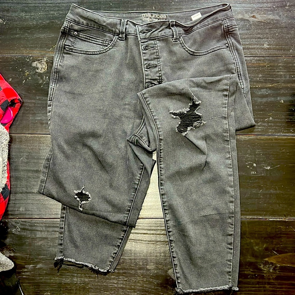 Maurices Black high rise Jegging - size 16 Reg